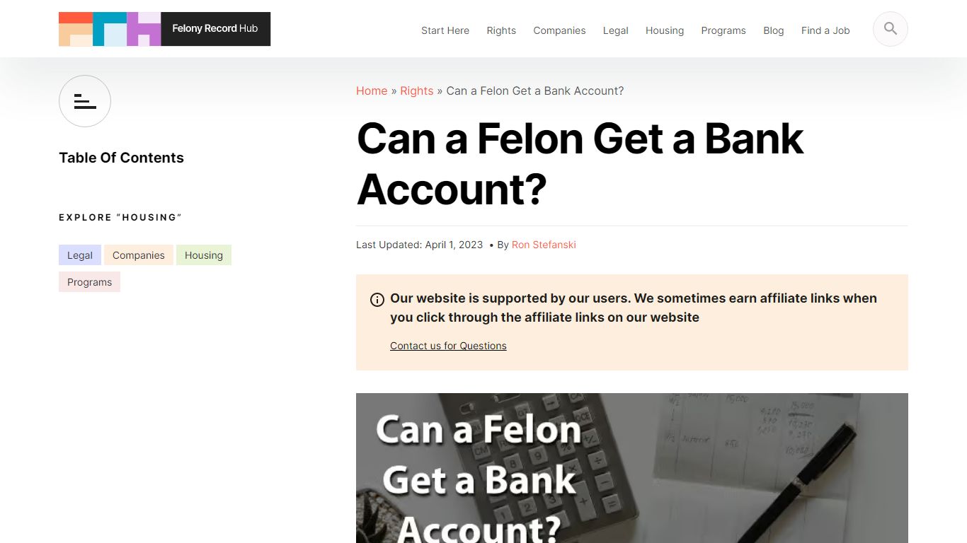 Can A Felon Get A Bank Account? | Felony Record Hub