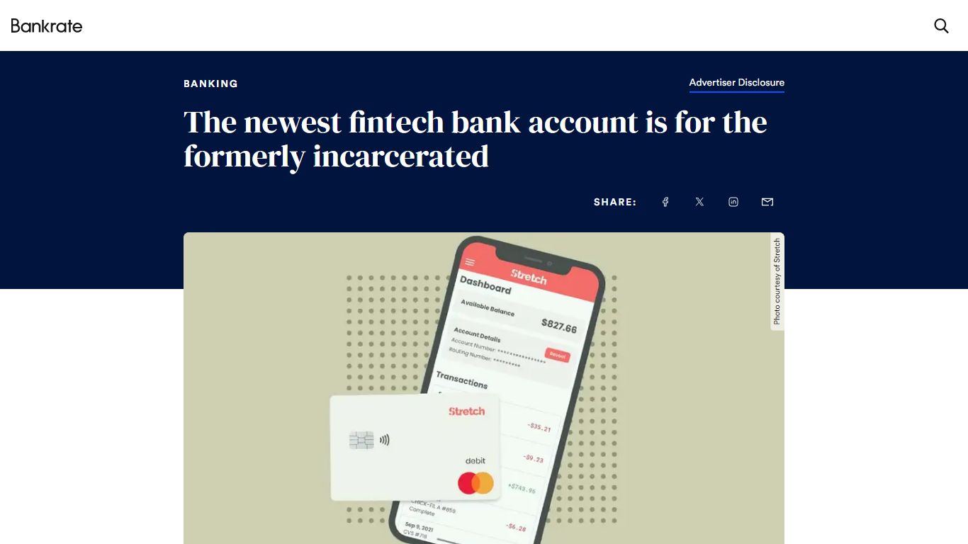 Fintech Bank Account For The Formerly Incarcerated | Bankrate